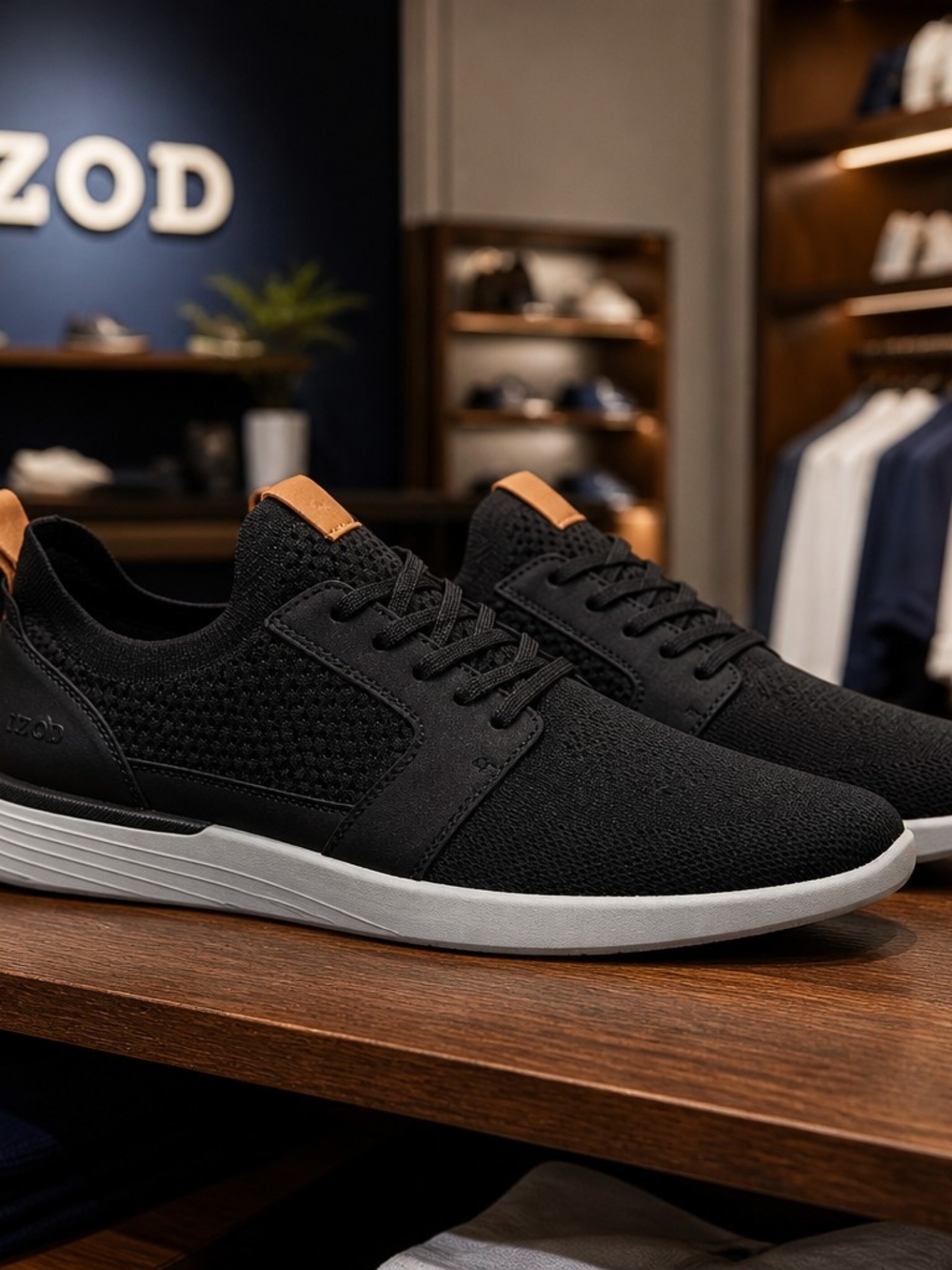 IZOD Men's Bannister Lace Up Memory Foam Classic Shoes Size 11